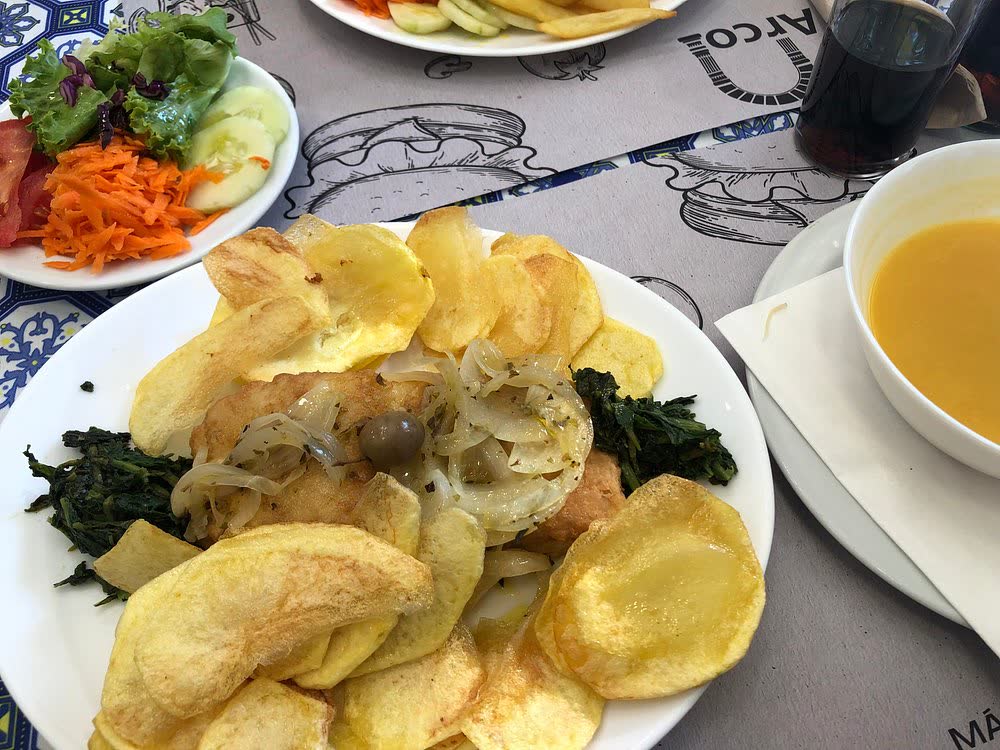 Dose farta de bacalhau à moda de Braga