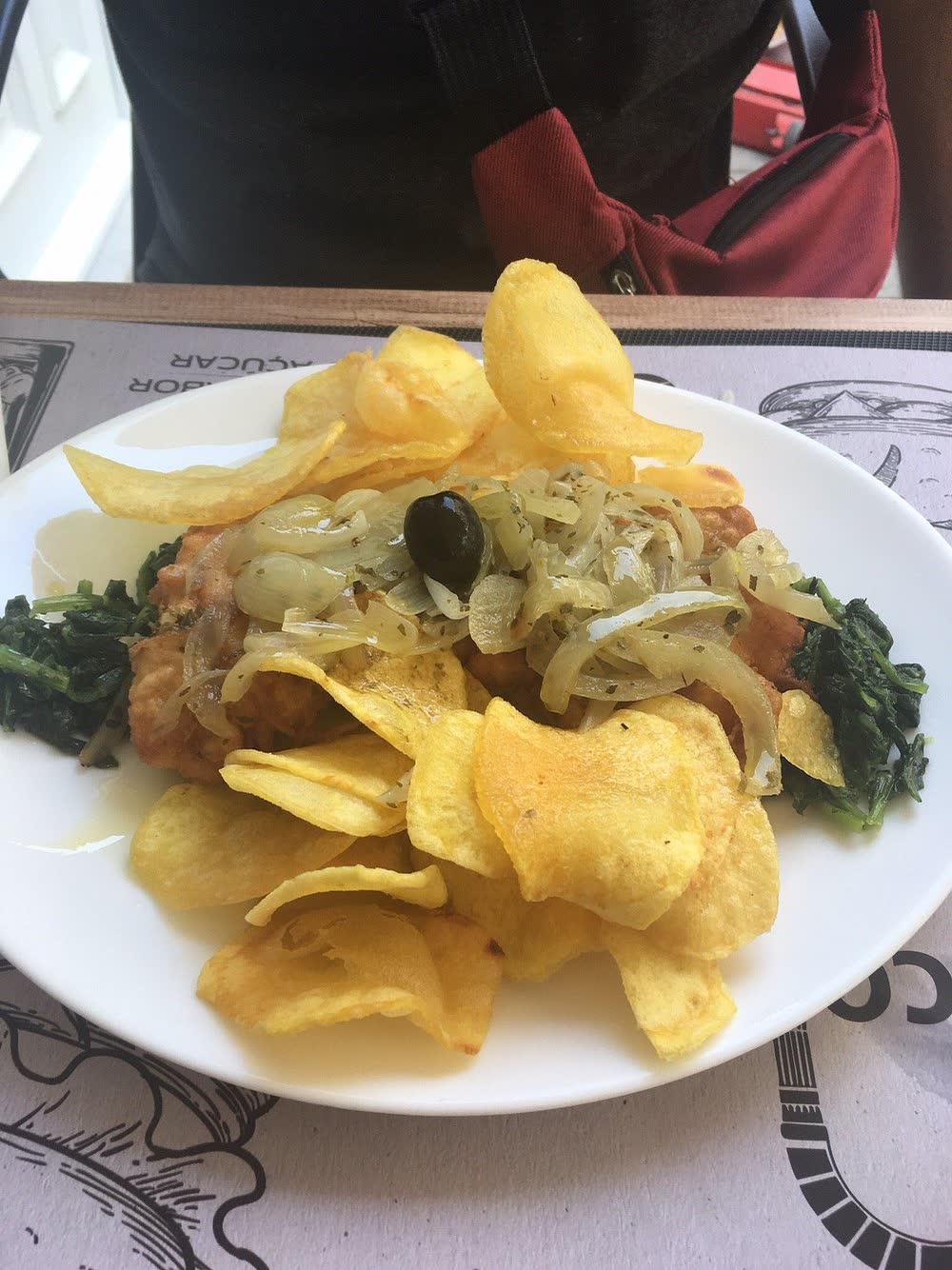 Mais um prato de bacalhau à moda de Braga
