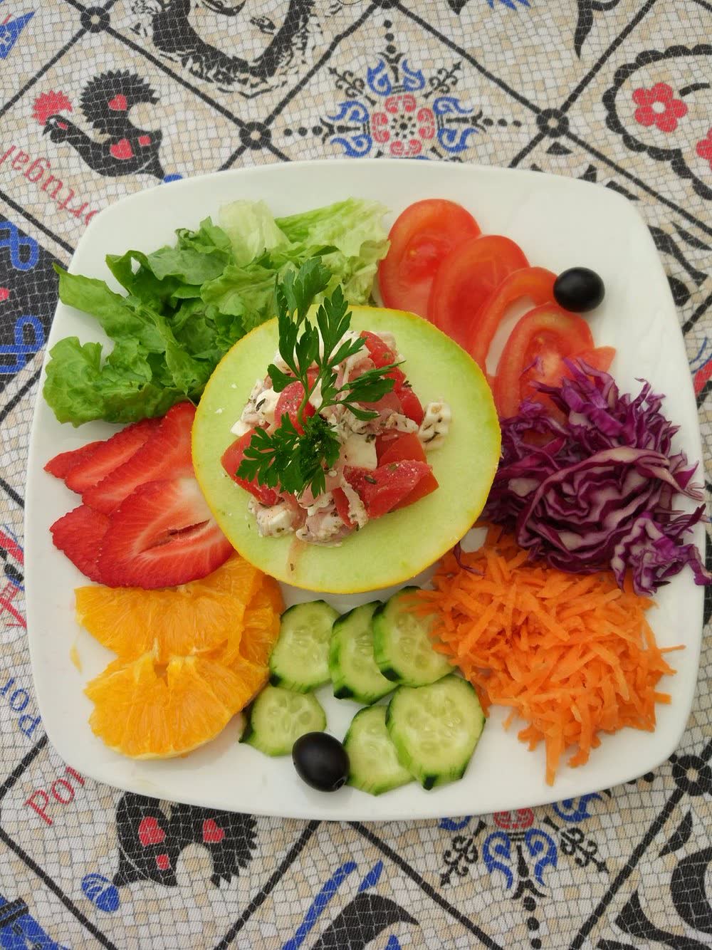 Salada à Arco com legumes variados